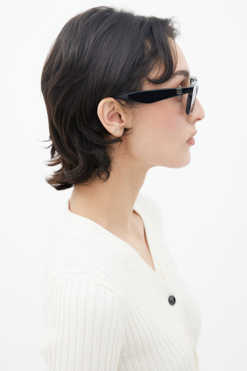 Totême Black #001 The Classics Square  Sunglasses