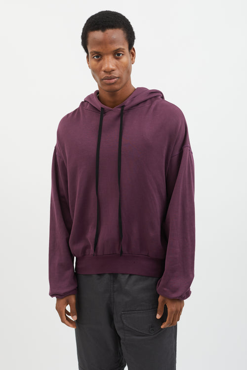 Unravel Project Purple Full-Zip Two-Way Hoodie