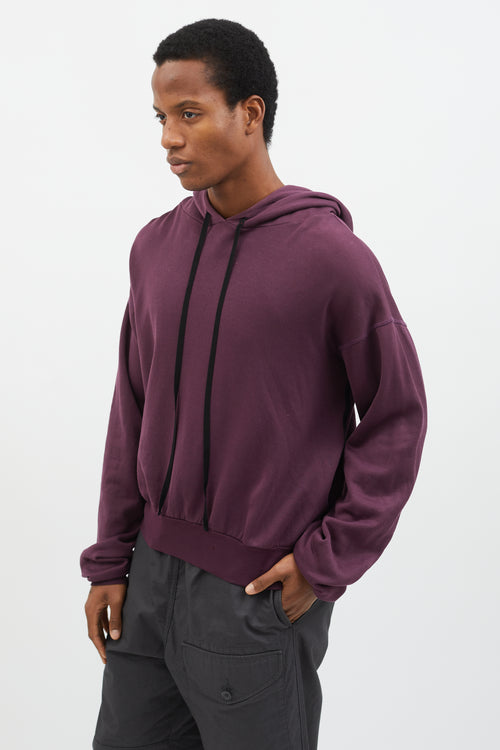 Unravel Project Purple Full-Zip Two-Way Hoodie