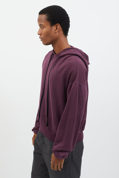 Unravel Project Purple Full-Zip Two-Way Hoodie