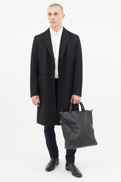 Want Les Essentiels Black Leather O
Hare Shopper Tote