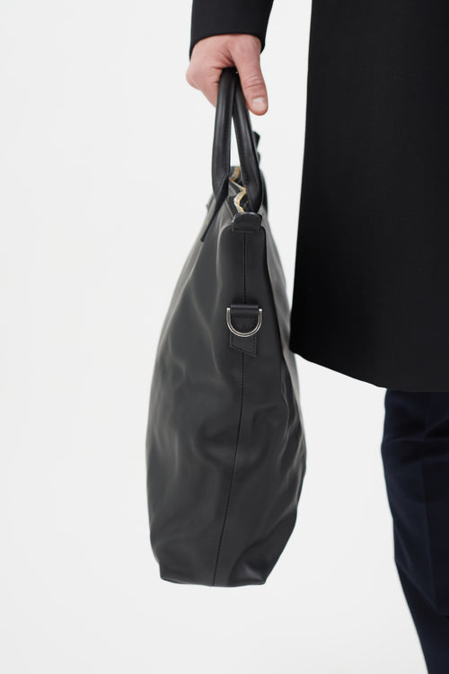 Want Les Essentiels Black Leather O
Hare Shopper Tote