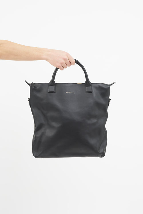 Want Les Essentiels Black Leather O
Hare Shopper Tote