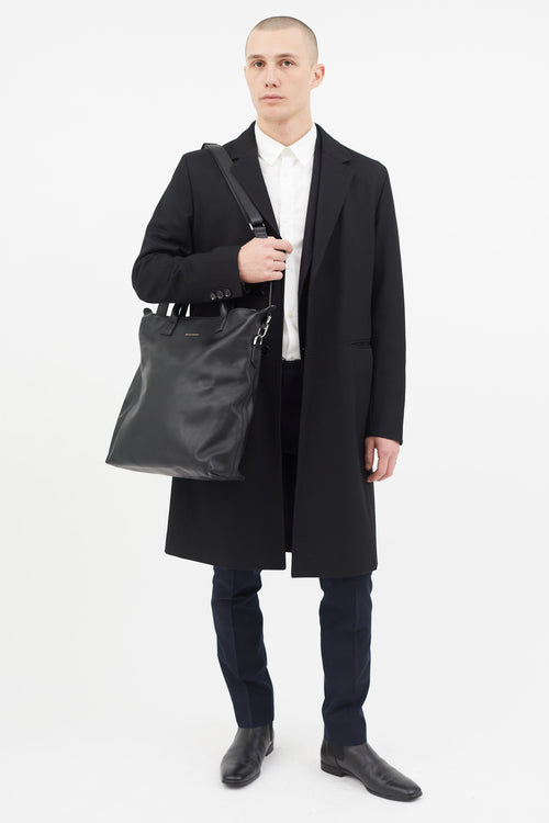 Want Les Essentiels Black Leather O
Hare Shopper Tote