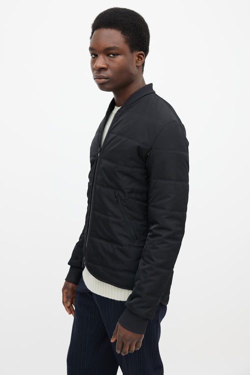 Y-7 Black Two Zip Pocket Jacket