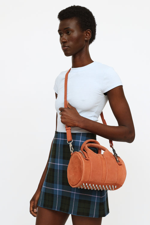 Alexander Wang Suede Terracotta Rockie Bag