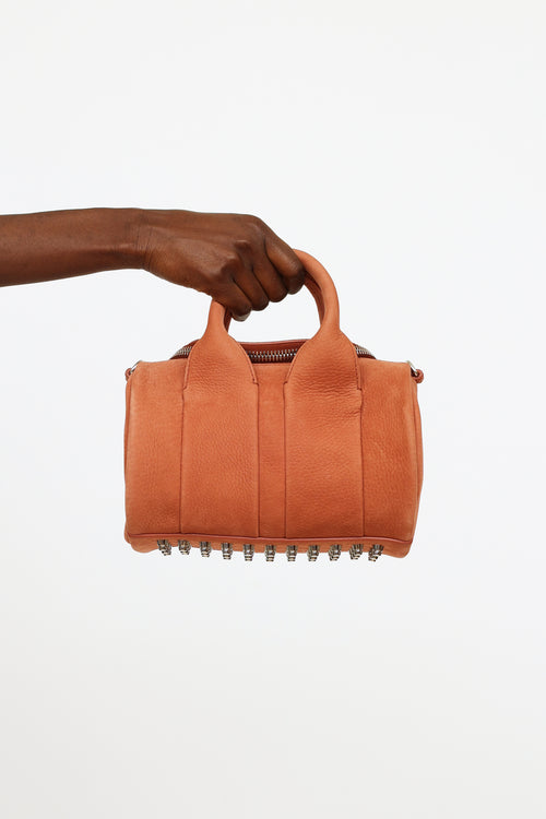 Alexander Wang Suede Terracotta Rockie Bag