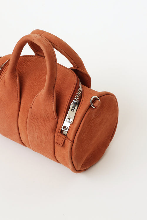 Alexander Wang Suede Terracotta Rockie Bag