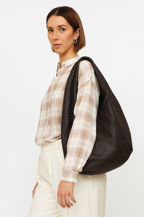 Bottega Veneta Brown Leather Shoulder Bag