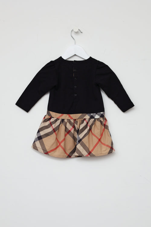 Gucci Kids Black Check Dress