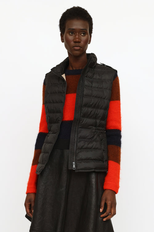 Burberry Brit Black Down Puffer Vest