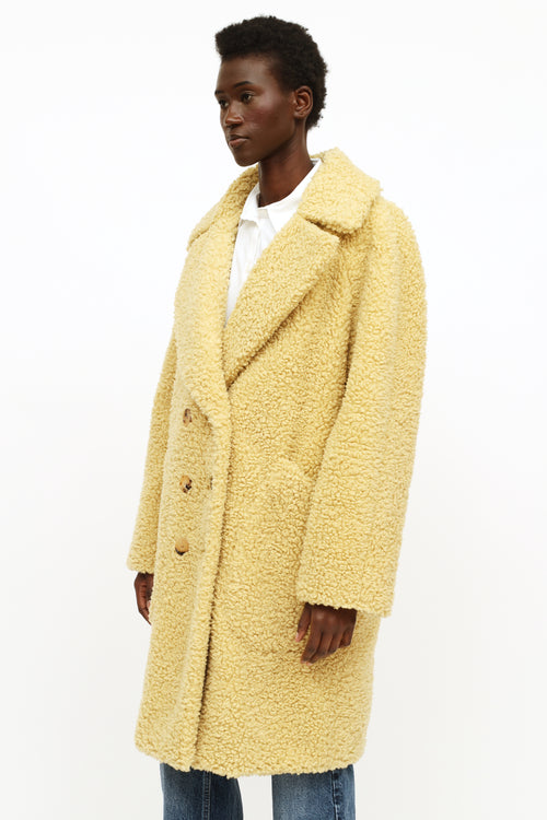 Burberry Lillingstone Yellow Teddy Coat