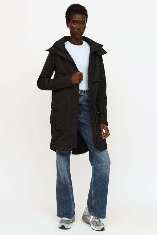 Canada Goose Black Cavalry Trench Coat