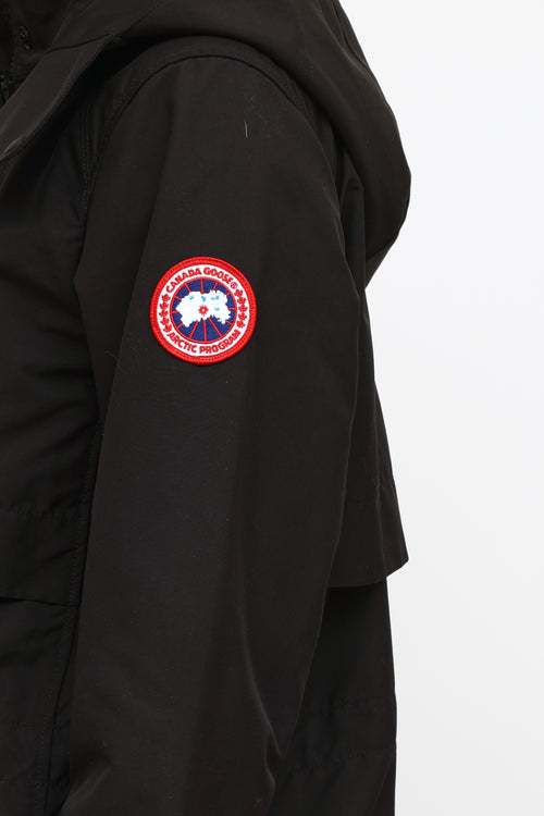 Canada Goose Black Cavalry Trench Coat