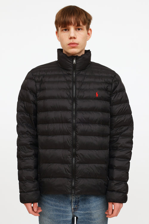 Ralph Lauren Black Quilted Puffer Jacket