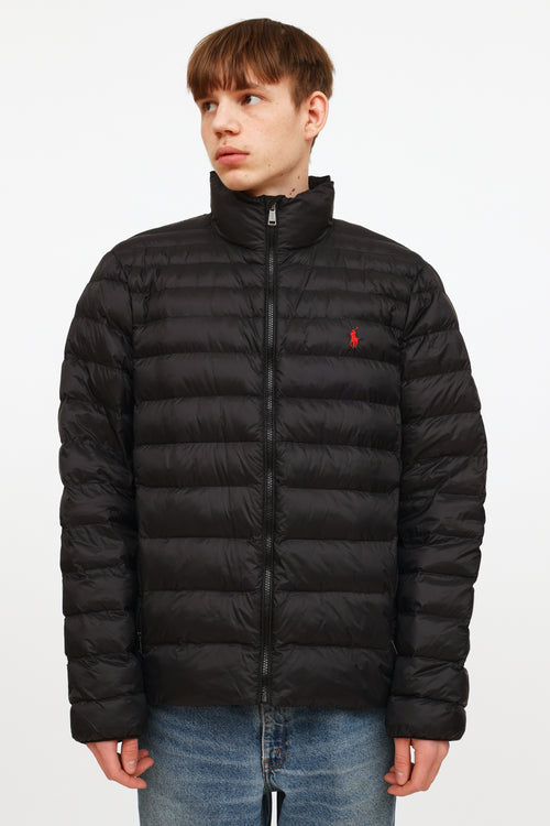 Ralph Lauren Black Quilted Puffer Jacket