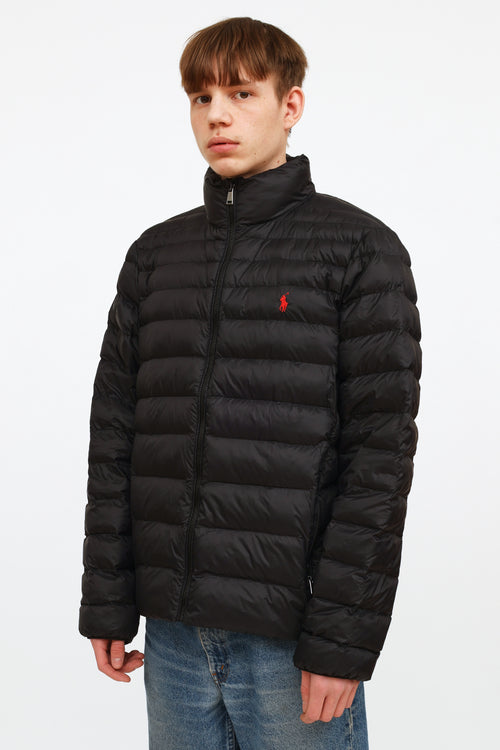 Ralph Lauren Black Quilted Puffer Jacket