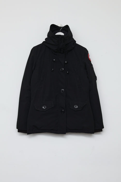 Canada Goose Black Montebello Down Parka