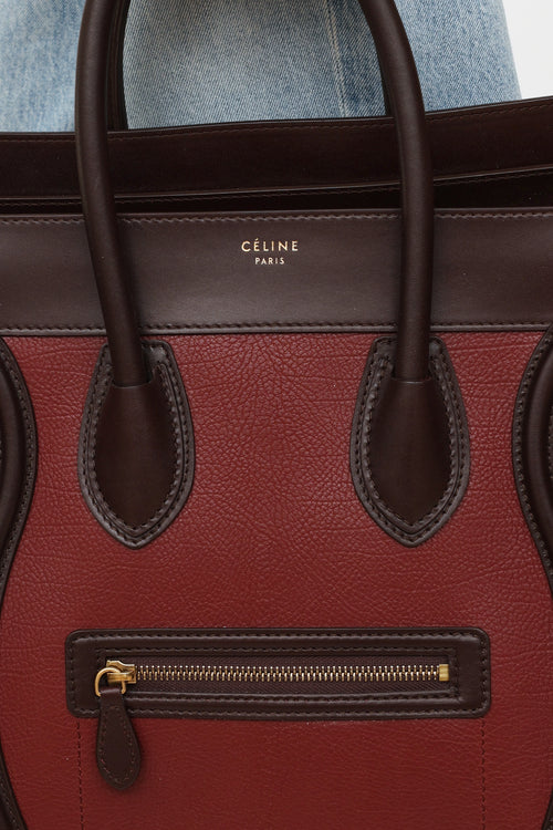 Celine Tri-Colour Luggage Tote