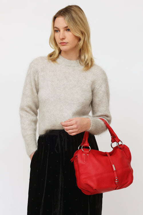 Opening Ceremony Red Medium Bittersweet Shoulder Bag