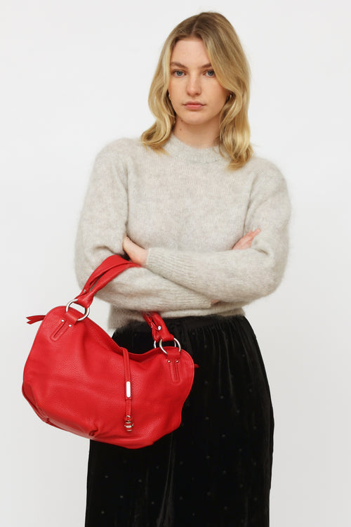 Opening Ceremony Red Medium Bittersweet Shoulder Bag