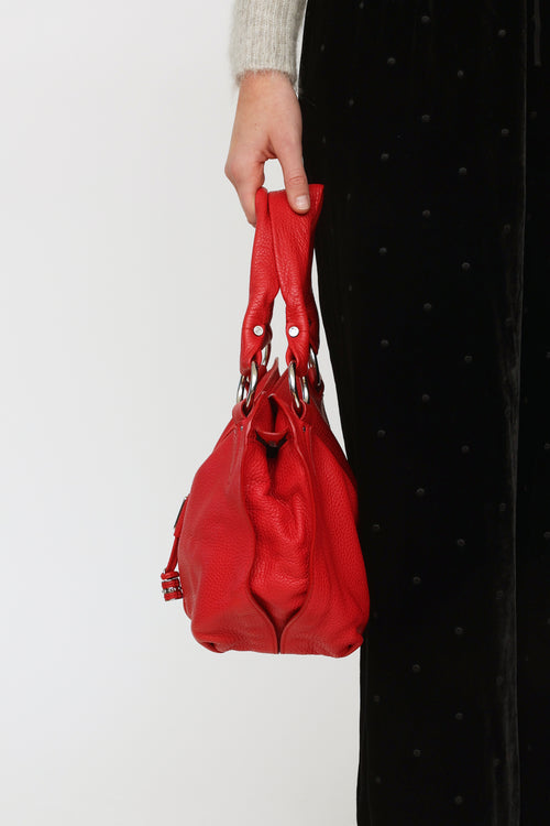 Opening Ceremony Red Medium Bittersweet Shoulder Bag