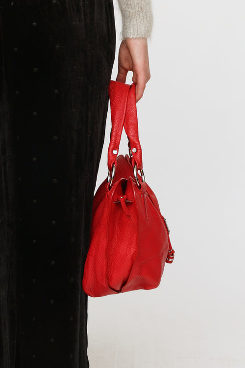 Opening Ceremony Red Medium Bittersweet Shoulder Bag