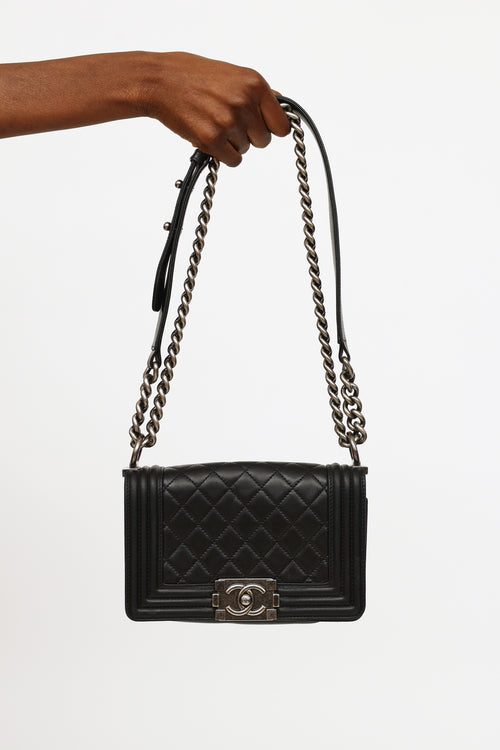 Chanel 2012 Quilted Small Boy Handbag