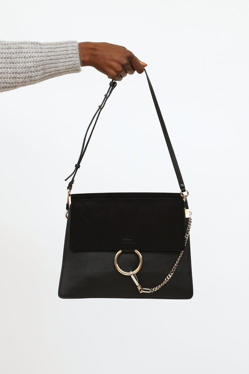 Chloé Black Medium Faye Bag