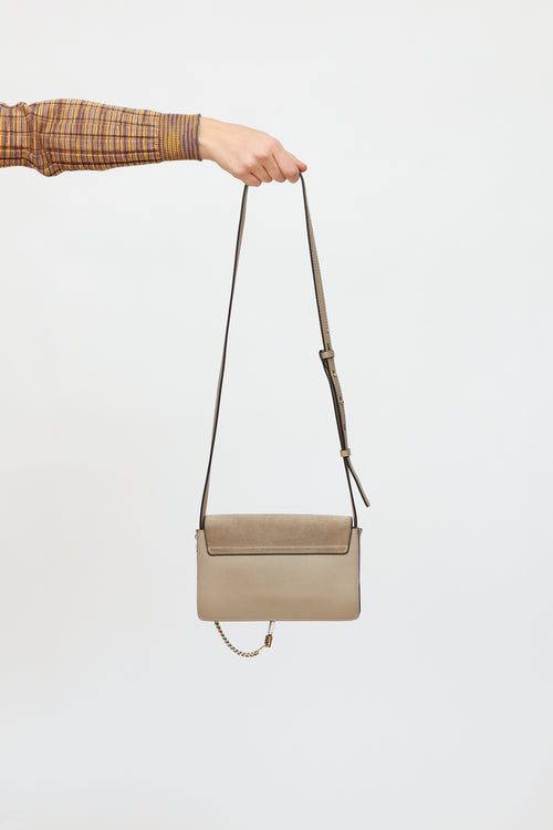 Chloé Taupe Small Faye Bag