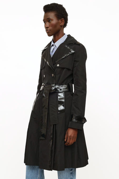 Dolce 
Gabbana Black Trench Coat