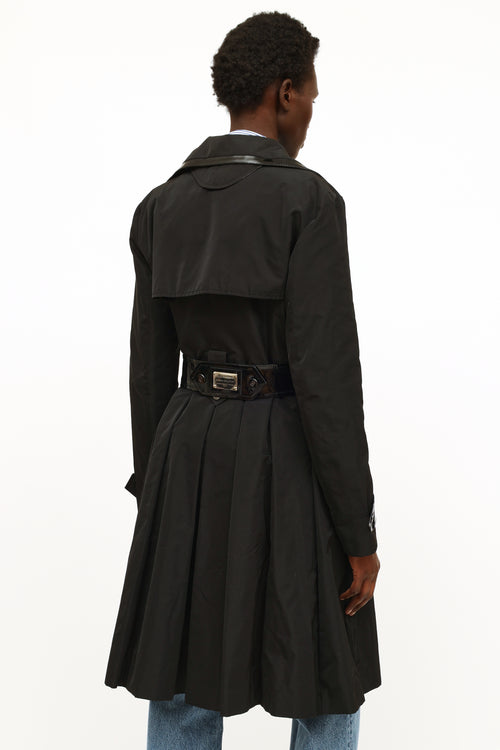 Dolce 
Gabbana Black Trench Coat