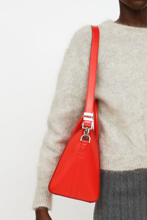 Givenchy Red Leather Antigona Bag