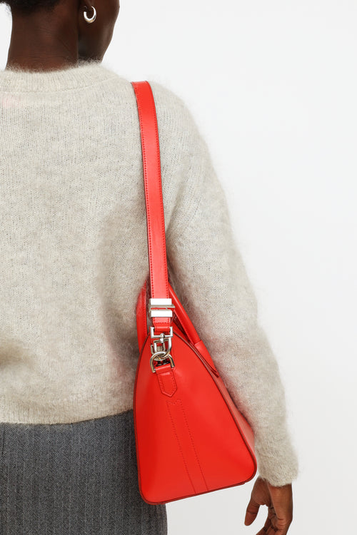 Givenchy Red Leather Antigona Bag