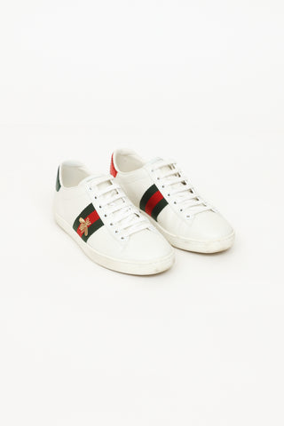 Gucci White Ace Bee Sneakers