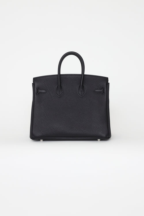 Hermès 2021 Noir Togo Birkin 25 Bag