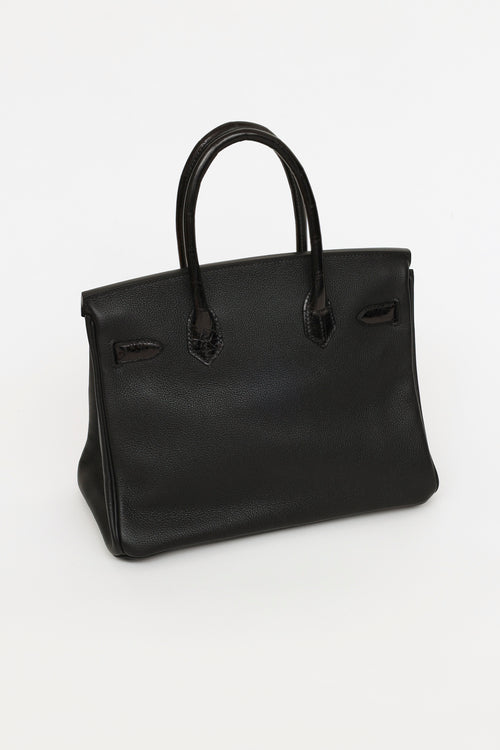 Hermès 2019 Noir Togo 
Niloticus Birkin Touch 30 Bag