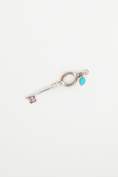 Sterling Silver Key Pendant