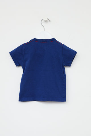 Marc Jacobs Kids Blue Graphic Top