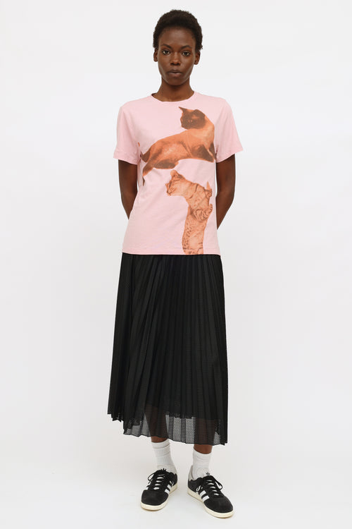 Loewe Pink Animal Print T-Shirt