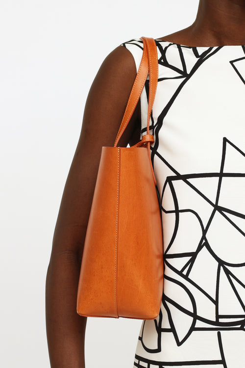 Mansur Gavriel Brown Vachetta Tote Bag