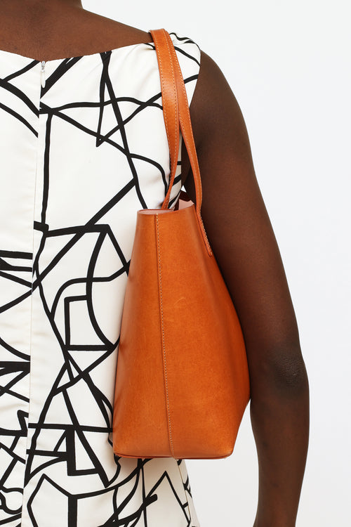 Mansur Gavriel Brown Vachetta Tote Bag