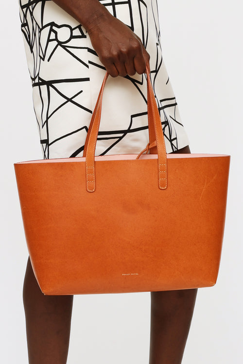 Mansur Gavriel Brown Vachetta Tote Bag