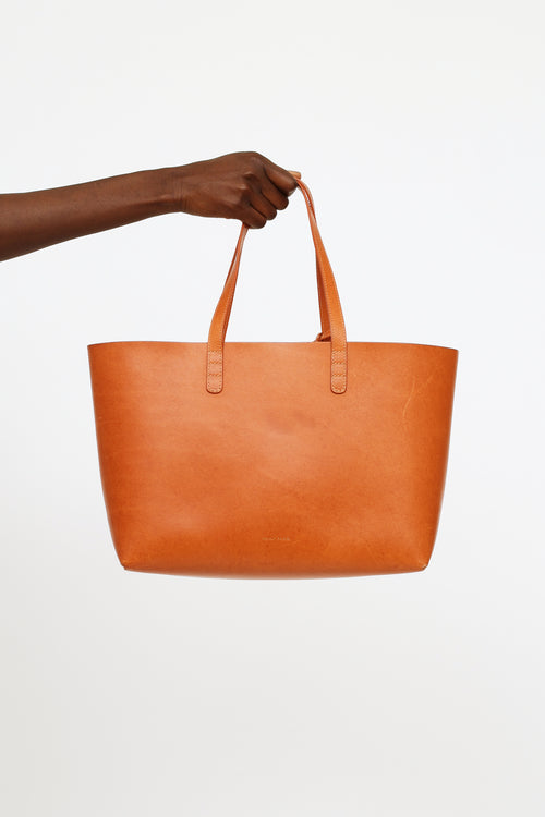 Mansur Gavriel Brown Vachetta Tote Bag