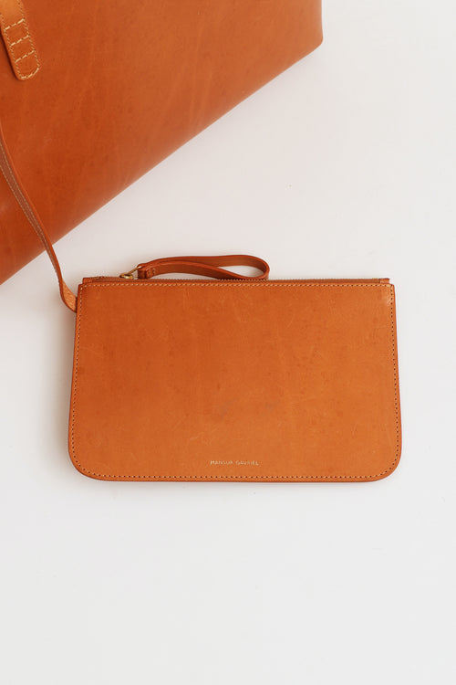 Mansur Gavriel Brown Vachetta Tote Bag