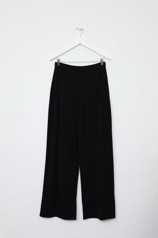 Marie St Pierre Black Wide Leg Trouser