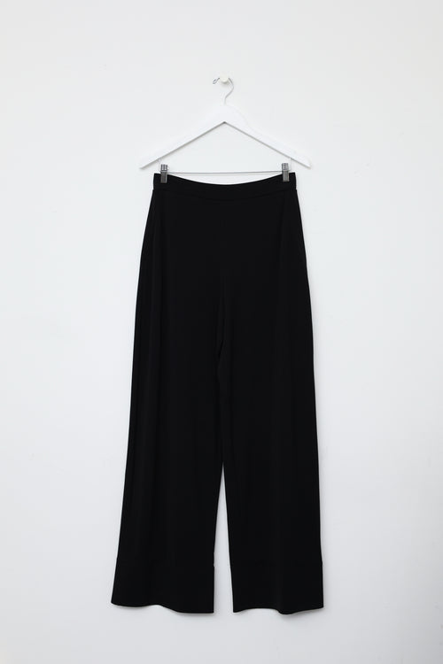 Marie St Pierre Black Wide Leg Trouser