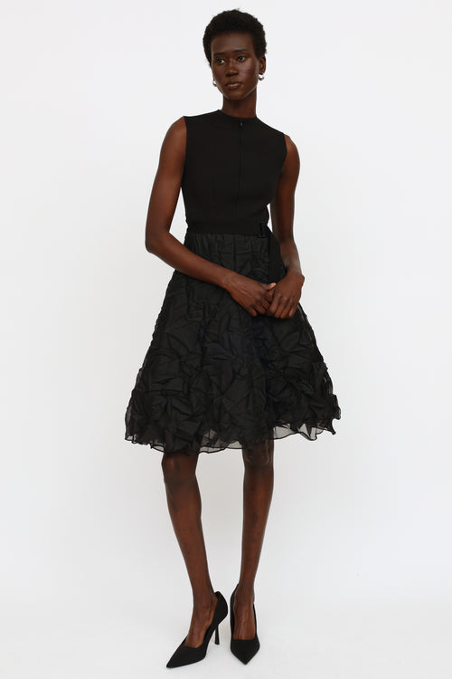 Marie Saint Pierre Black Tulle Dress