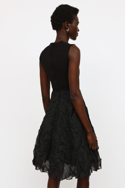 Marie Saint Pierre Black Tulle Dress