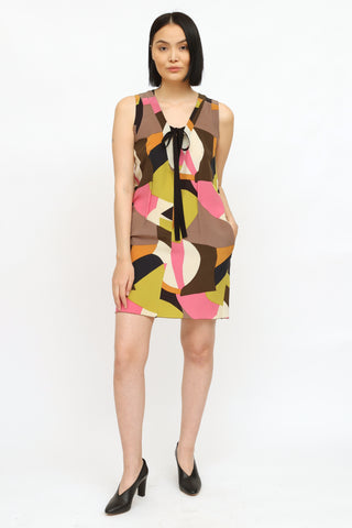 Marni Muticolored Print Dress